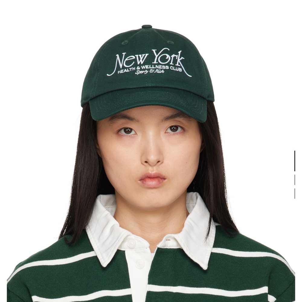 Sporty & rich Green NY 94 Cap